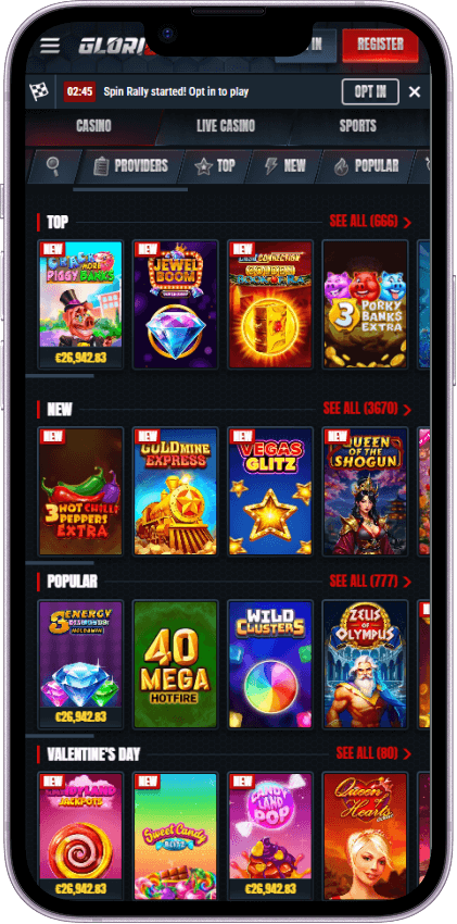 Glorian Casino Games